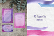 Violet backgrounds and strokes, a Background Graphic by LeriaArt watercolor (Thumbnail 5 of 5)