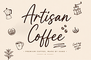 Roastery Handmade, a Script Font by cocodesign (Thumbnail 2 of 8)