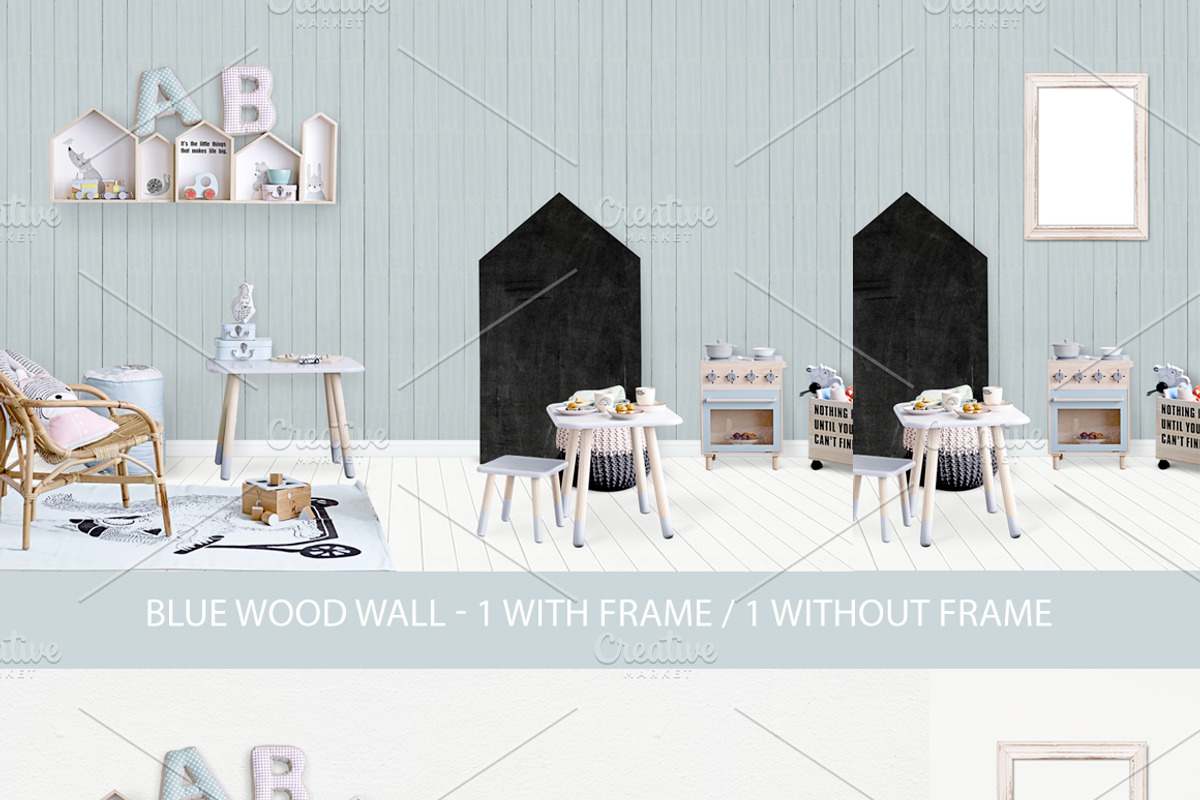 Kids Room Wall/Frame Mock Up 30, a Print Template by Whimsicality (Photo 6 of 6)