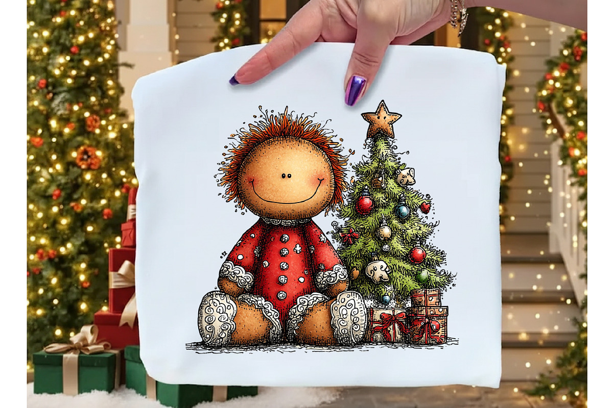 Whimsical Gingerbread Man Clipart, an Illustration by Dream Creation (Photo 5 of 7)