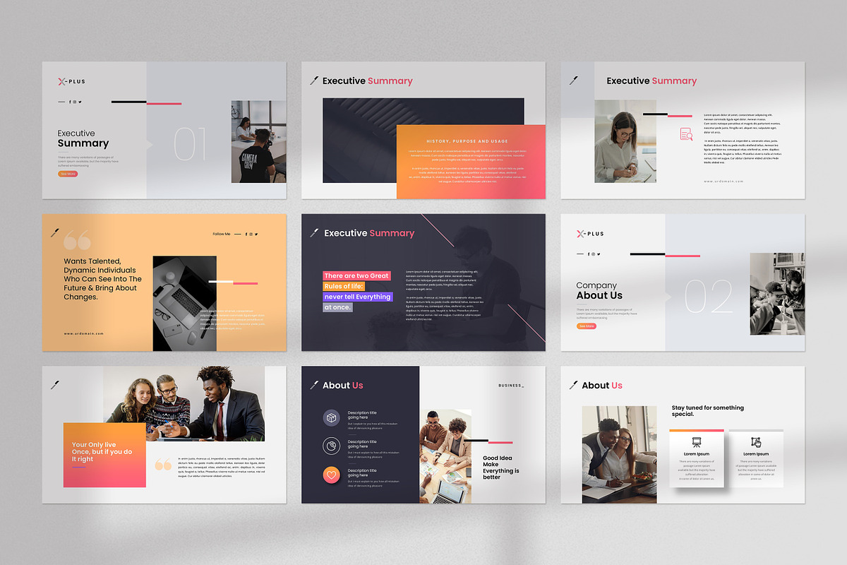 Business Plan Powerpoint Template, a Presentation Template by GoldenPixelStudio (Photo 8 of 29)