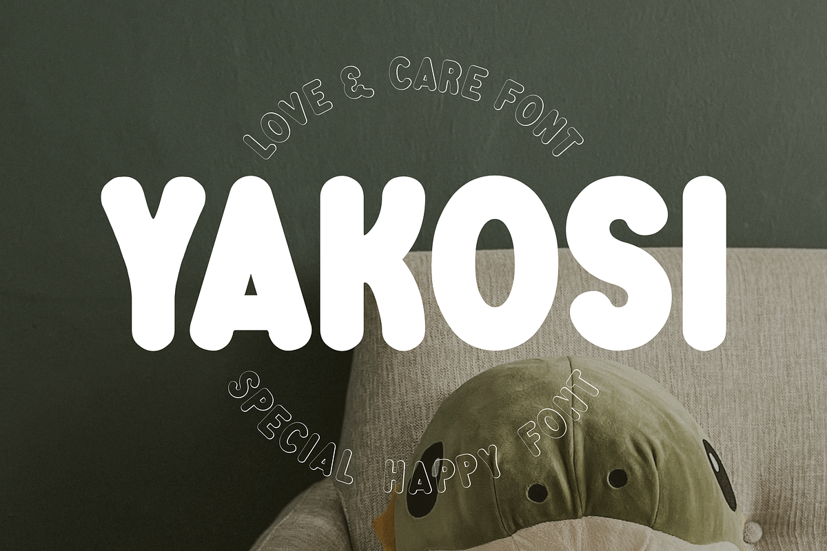 Yakosi 3 Style Childs Edition Font, a Slab Serif Font by Monoletter Studio (Photo 1 of 7)