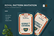 Royal Pattern - Wedding Invitation, an Invitation Template by VUNIRA (Thumbnail 1 of 2)