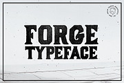Forge Typeface, a Serif Font by Outback Design Co. (Thumbnail 1 of 7)