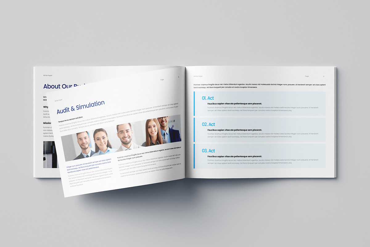 White Paper Template | Canva, a Brochure Template by HiveArts (Photo 5 of 9)