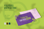 Store Knitwear - Thank You Card, a Card Template by VUNIRA (Thumbnail 1 of 3)