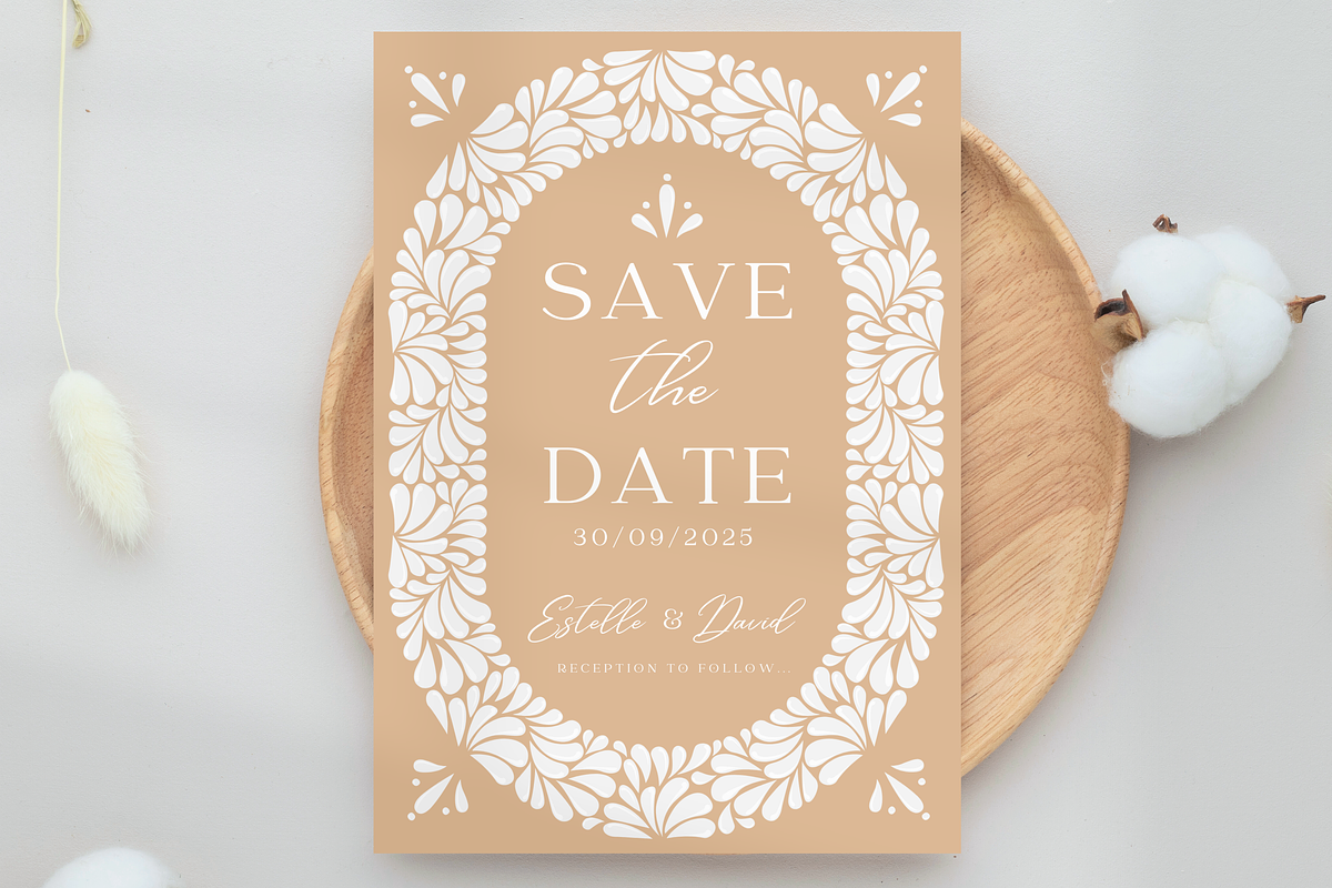 Talavera Wedding Invitation Bundle, a Templates & Theme by Akbaly (Photo 3 of 12)