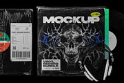 Retro Vinyl Record Mockup, a Product Mockup by FLYERWRK (Thumbnail 14 of 15)