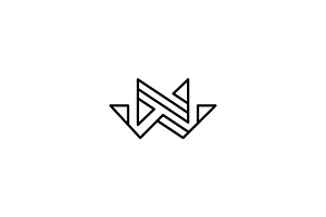 Letter NW Logo