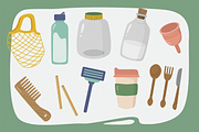 Zero Waste Vector Clipart Pack, an Illustration by Telllu & Friends (Thumbnail 3 of 5)