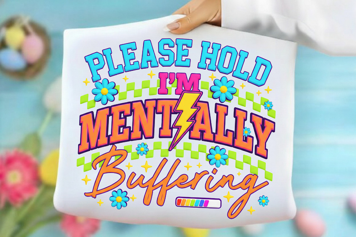 Faux Yarn Funny Mental Health Shirt, an Illustration by designcity5 (Photo 1 of 9)