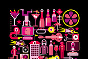 Nightclub Disco Party vector design, a Food Illustration by danjazzia (Thumbnail 2 of 2)