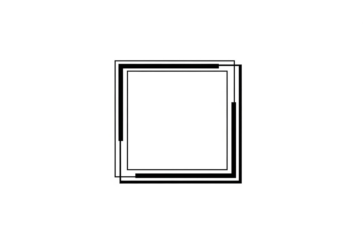 Modern Square Frame SVG Bundle, an Illustration by Creativeshirt (Photo 8 of 31)