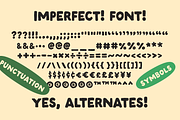 Imperfect! A Handwritten Sans Serif, a Handwritten Font by Studio Funshop by Kelli (Thumbnail 9 of 10)