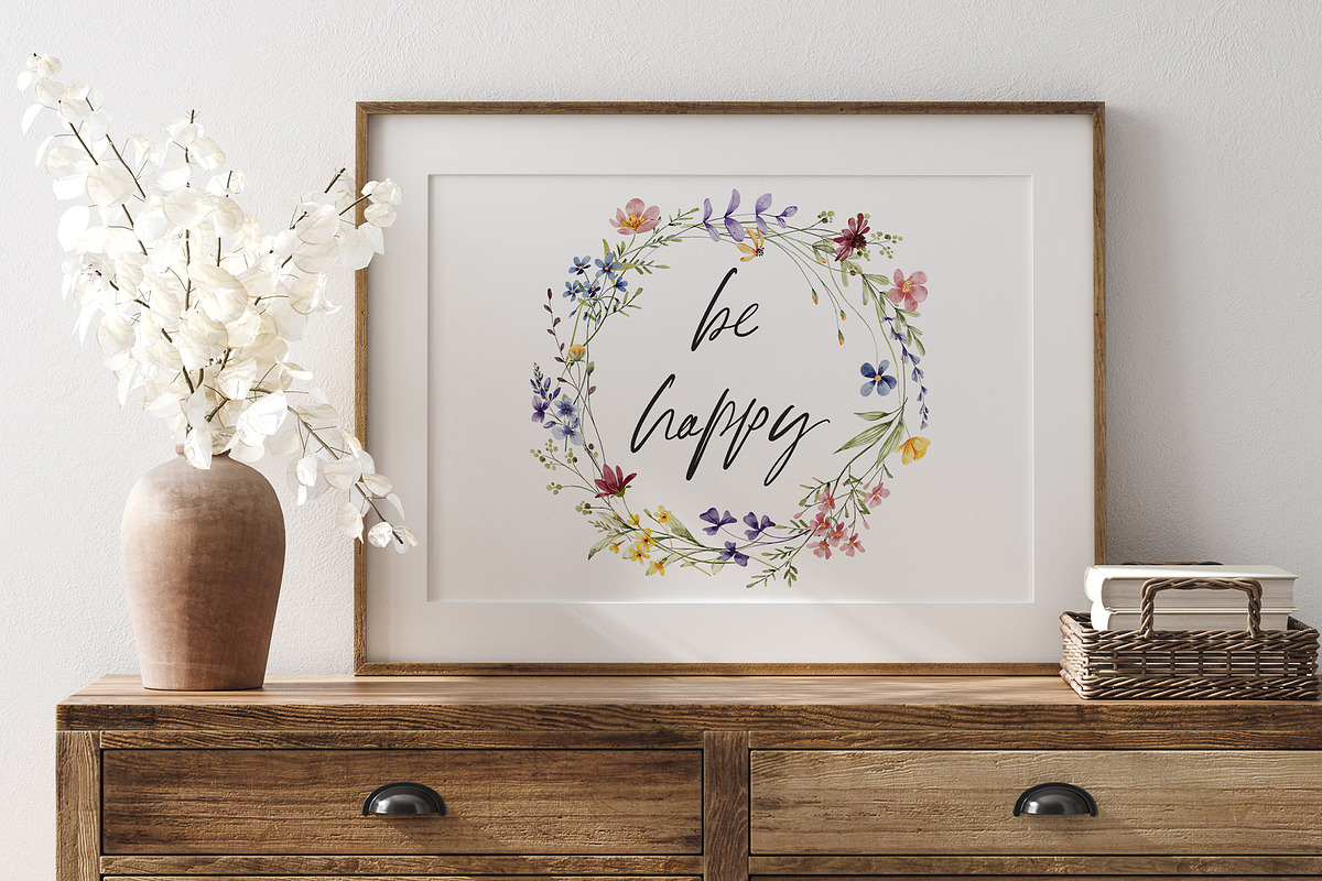 Floral watercolor set, wildflowers., a Decorative Illustration by Larisa Maslova (Photo 12 of 12)