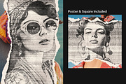 Retro Scanner Photo Effect, a Layer Style Add-On by dokudokunomi (Thumbnail 2 of 5)