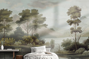 Hand drawn old century forest wallpa, a Wallpaper Graphic by Muzi pear studio (Thumbnail 7 of 11)