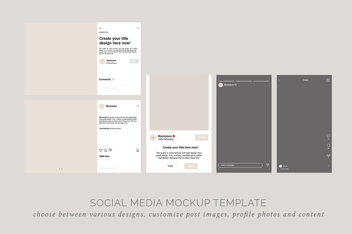 Minimal Web & Mobile Mockup Kit, an iPhone Mockup by Mockstore (Photo 19 of 30)