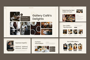 Cafe Presentation Template Keynote, a Presentation Template by Antstheme