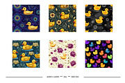 Rubber Duckies Retro Art Patterns, a Pattern Graphic by karenfoleyphoto (Thumbnail 4 of 15)