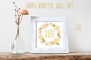 Nude & gold. Watercolor clipart, a Texture Illustration by LABFcreations (Thumbnail 10 of 11)