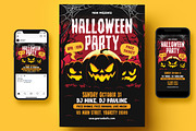 Halloween Party Flyer, a Flyer Template by Creativestoree (Thumbnail 4 of 5)
