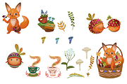 Thanksgiving Patterns & Elements, an Animal Illustration by FaliushViktoriaArtist (Thumbnail 7 of 14)