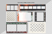 Vintage Film Strip Frame Overlay Tem, a Mockup by DesignerCandies (Thumbnail 3 of 13)