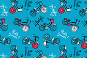 6 transport seamless pattern, a Pattern Graphic by EvgeniaV (Thumbnail 2 of 7)