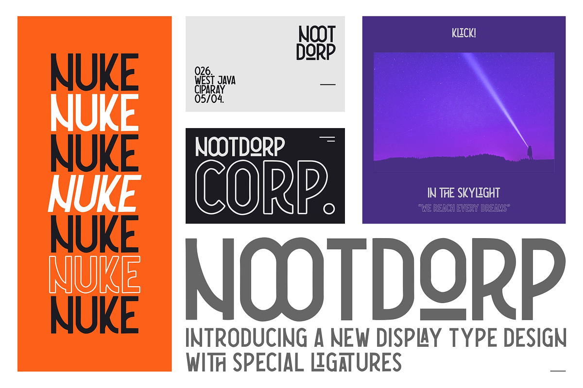 NOOTDORP, a Sans Serif Font by Garisman Std (Photo 4 of 8)