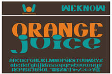 Monochrome font