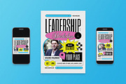 Beige Leadership Workshop Flyer Set, a Flyer Template by Aiyari Graphic (Thumbnail 1 of 3)