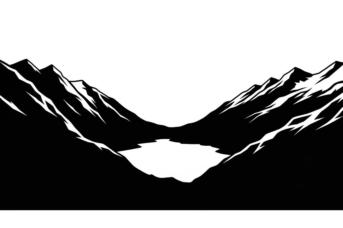 Serene Mountain Lake Vista, a Graphic by musafir_fashion (Photo 4 of 14)