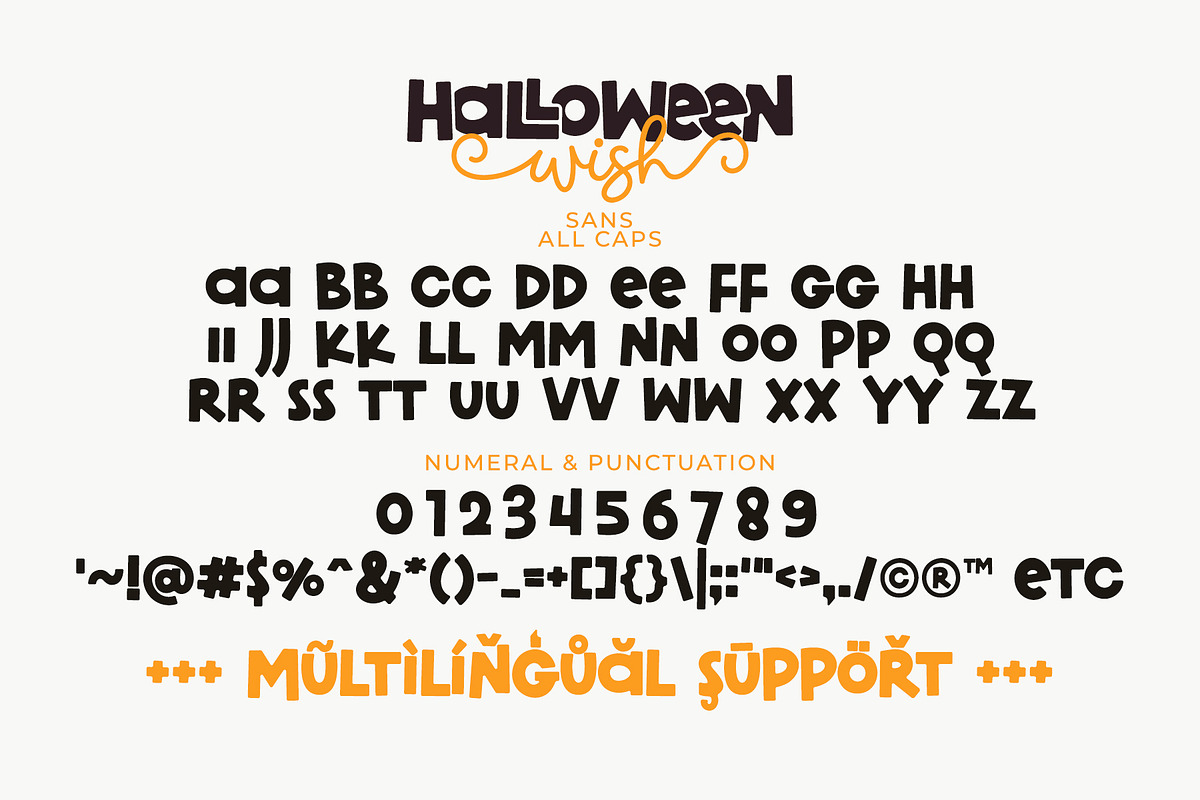 Halloween Wish Cute Fun Font Duo, a Handwritten Font by Airotype (Photo 12 of 13)