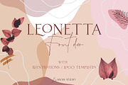 Leonetta Font Duo + Extras, a Serif Font by Angin Studio (Thumbnail 1 of 16)