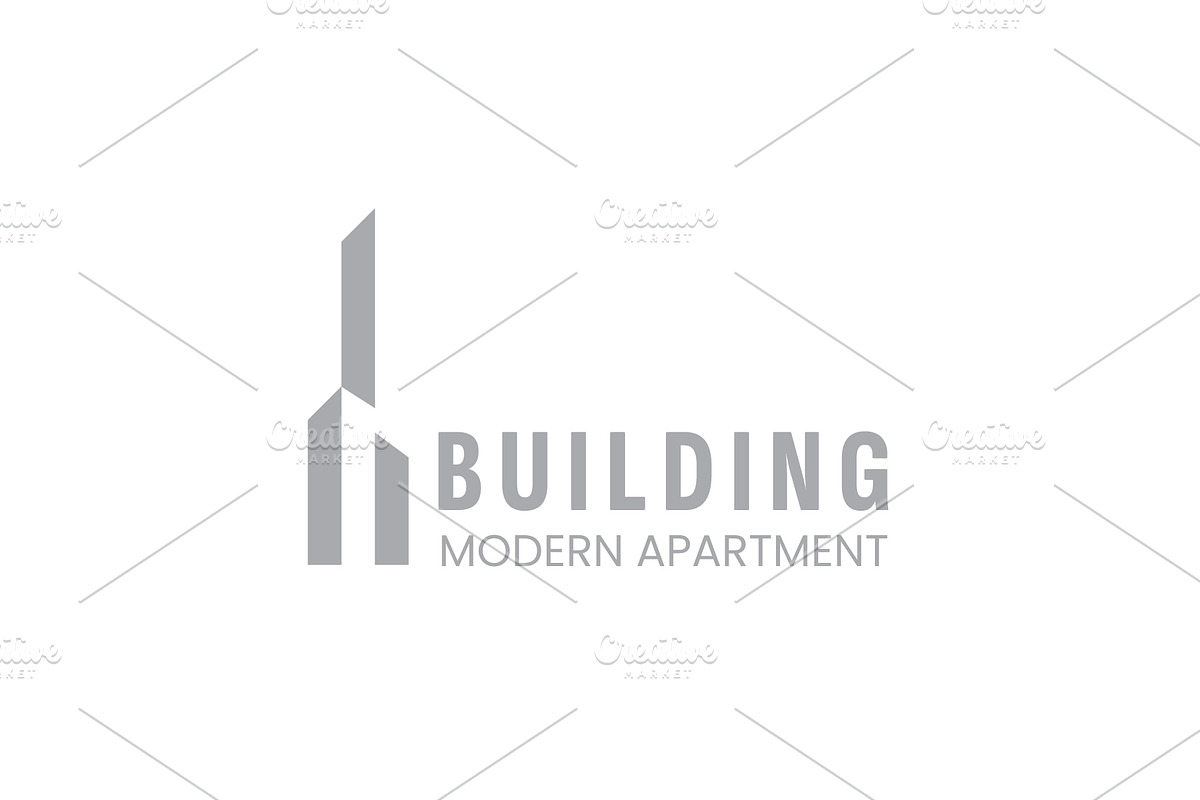 Apartment logo icon illustration, a Branding & Logo Template by Dyn Studio