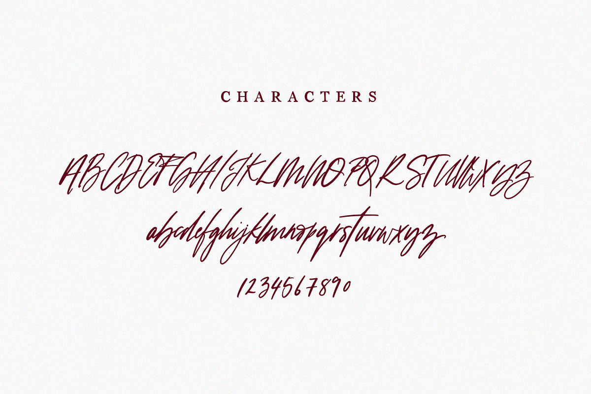 Movements | Handwritten Font preview 8
