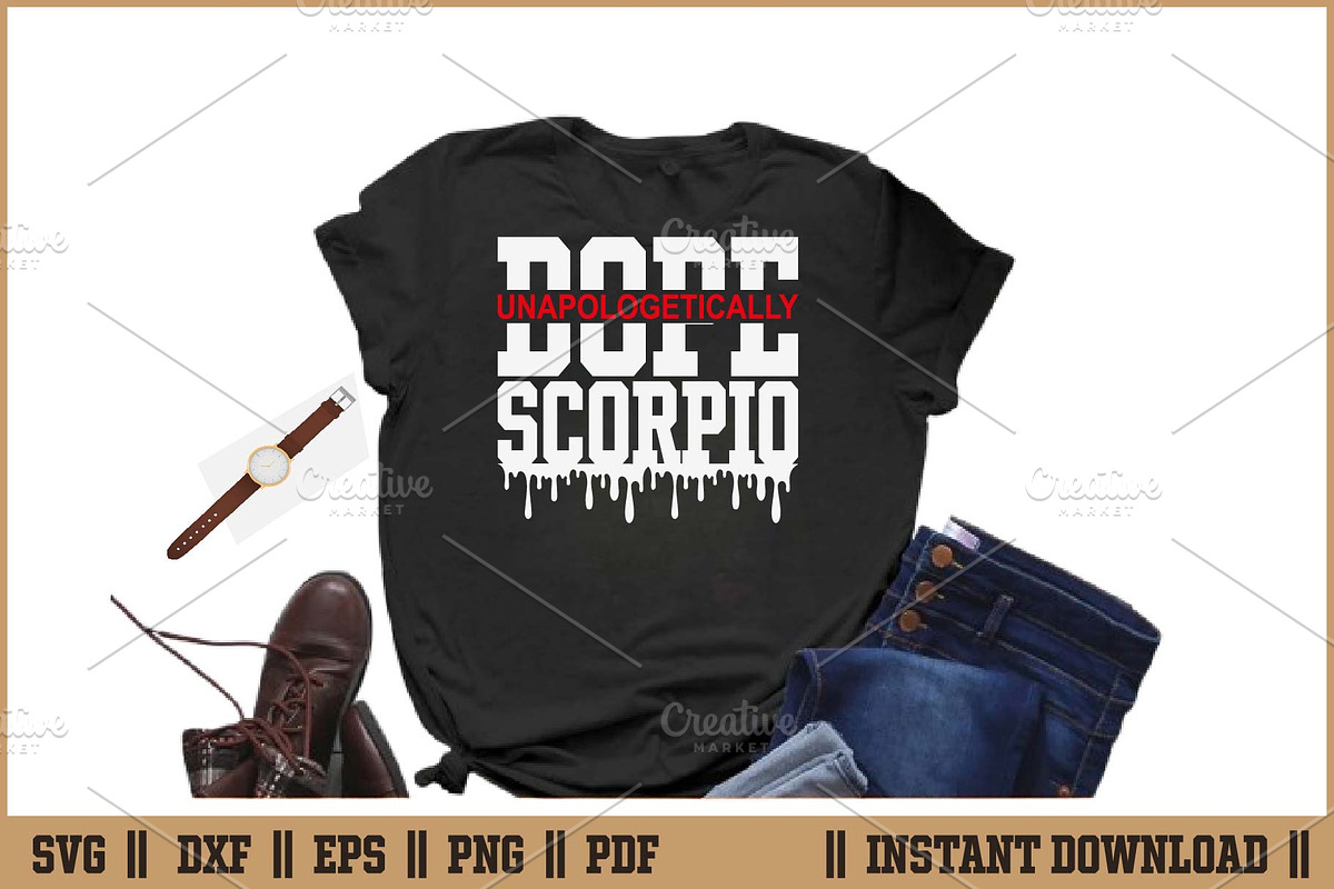Dope Queen King Scorpio Zodiac SVG, a Healthcare Illustration by Handy Arts Studio (Photo 2 of 3)