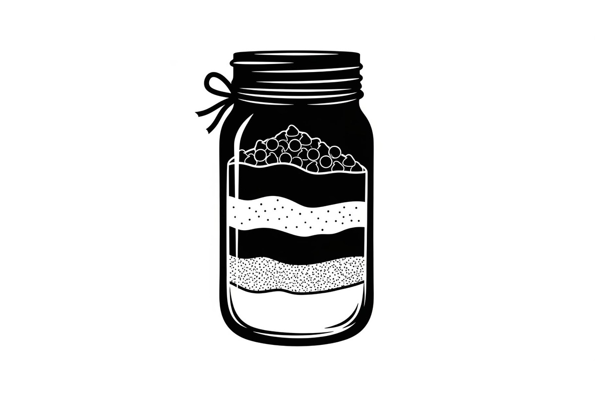 Layered Mason Jar Ingredients Bundle, an Illustration by yasushie (Photo 10 of 31)