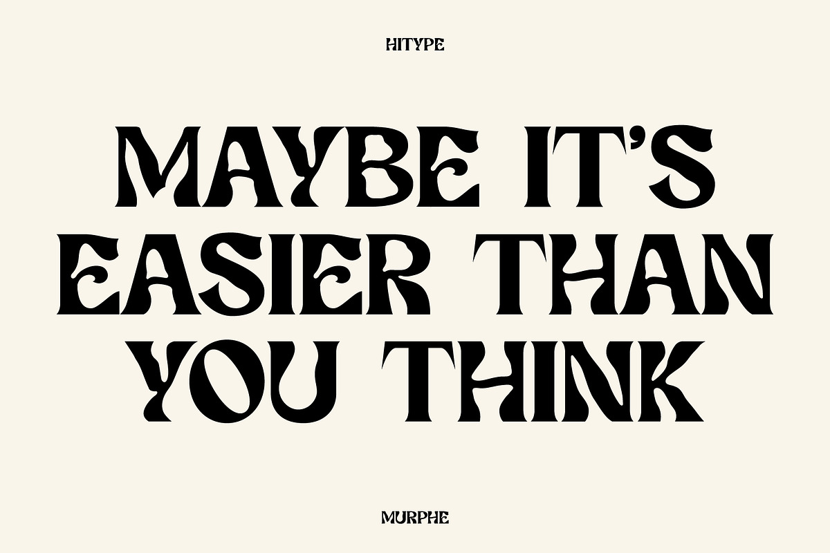 Murphe Display Typeface - Hitype, a Serif Font by Hitype (Photo 4 of 12)