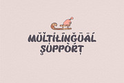Snowflake Christmas  font family, a Script Font by Anna Zakharchenko (Thumbnail 10 of 10)