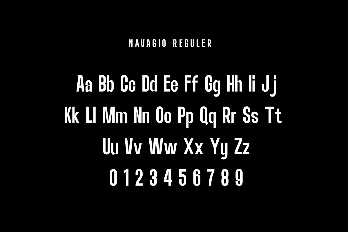 Navagio Sans Serif Font Family, a Sans Serif Font by RantautypeStudio (Photo 10 of 14)