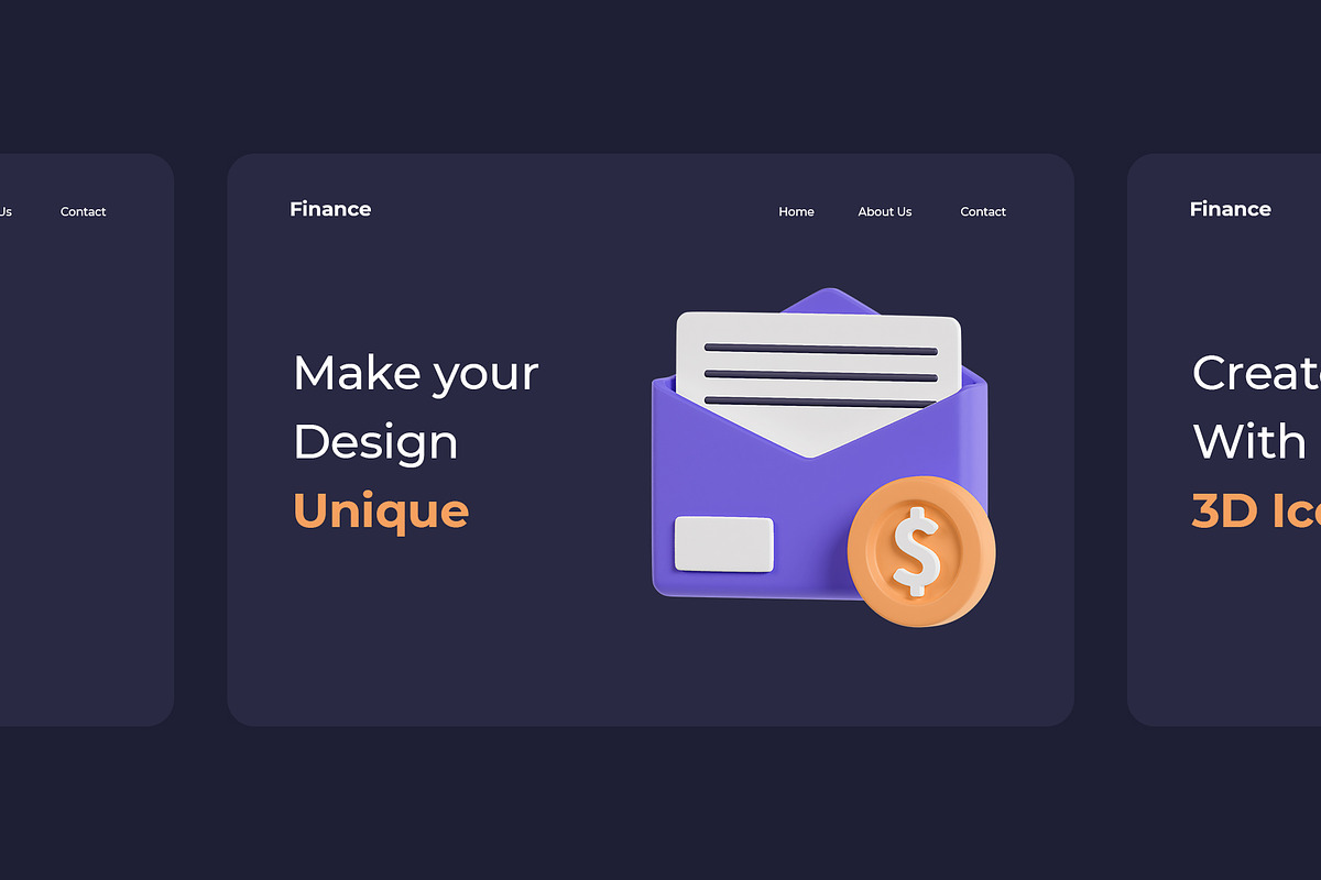 Finance 3D Icons, a Work Illustration by Ekata Studio (Photo 6 of 7)