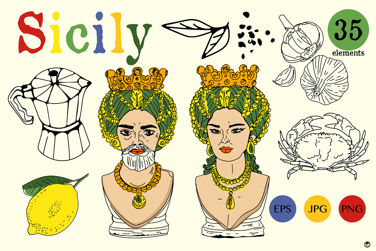Sicily, an Object Illustration by Olillia (Photo 5 of 5)