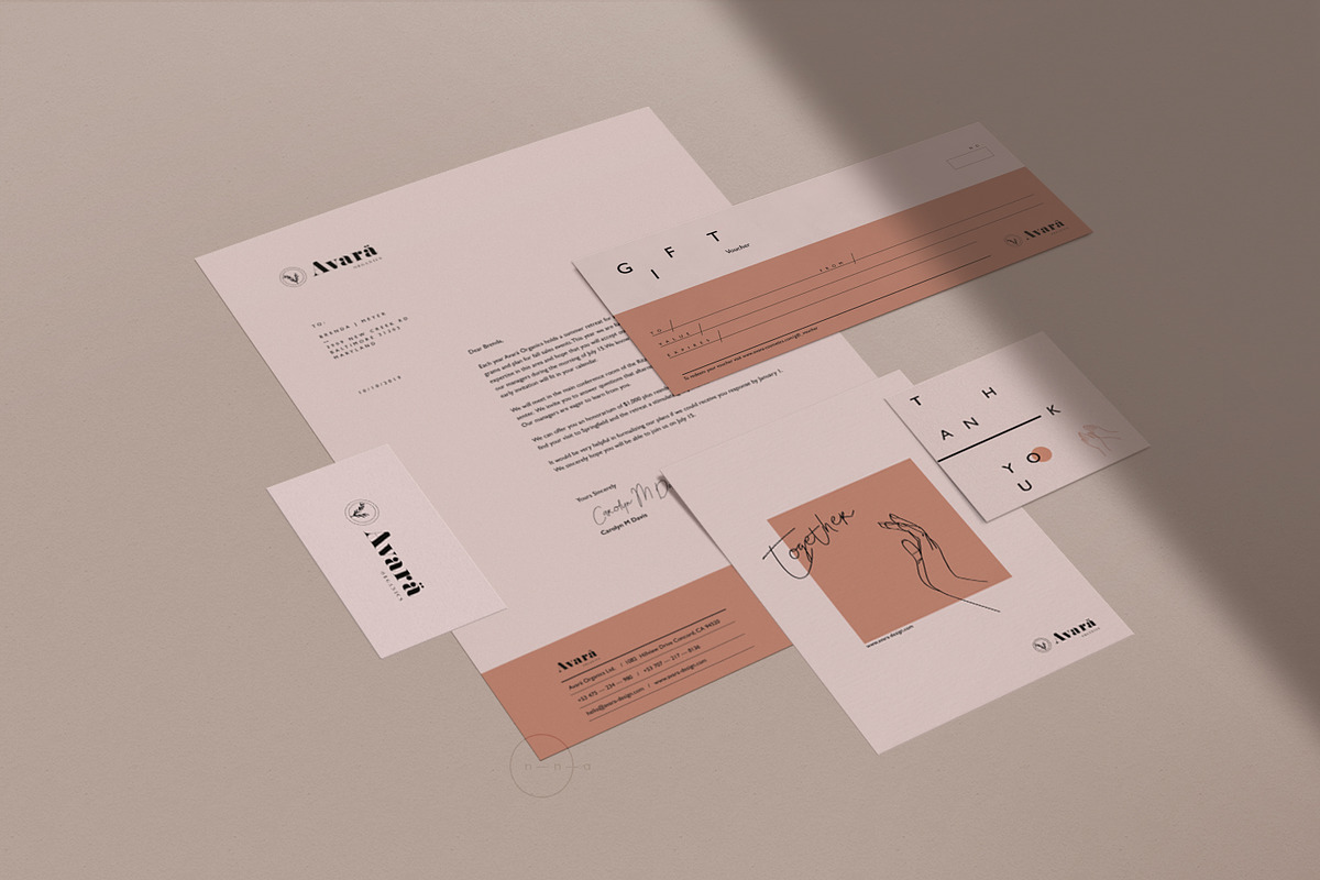 Brand Stationery Pack • Avarä, a Stationery Template by Nonola (Photo 8 of 9)
