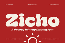 Zicho - A Groovy Inktrap Font