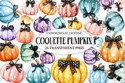Coquette Pumpkin Clipart, an Illustration by Designworld (Thumbnail 1 of 6)