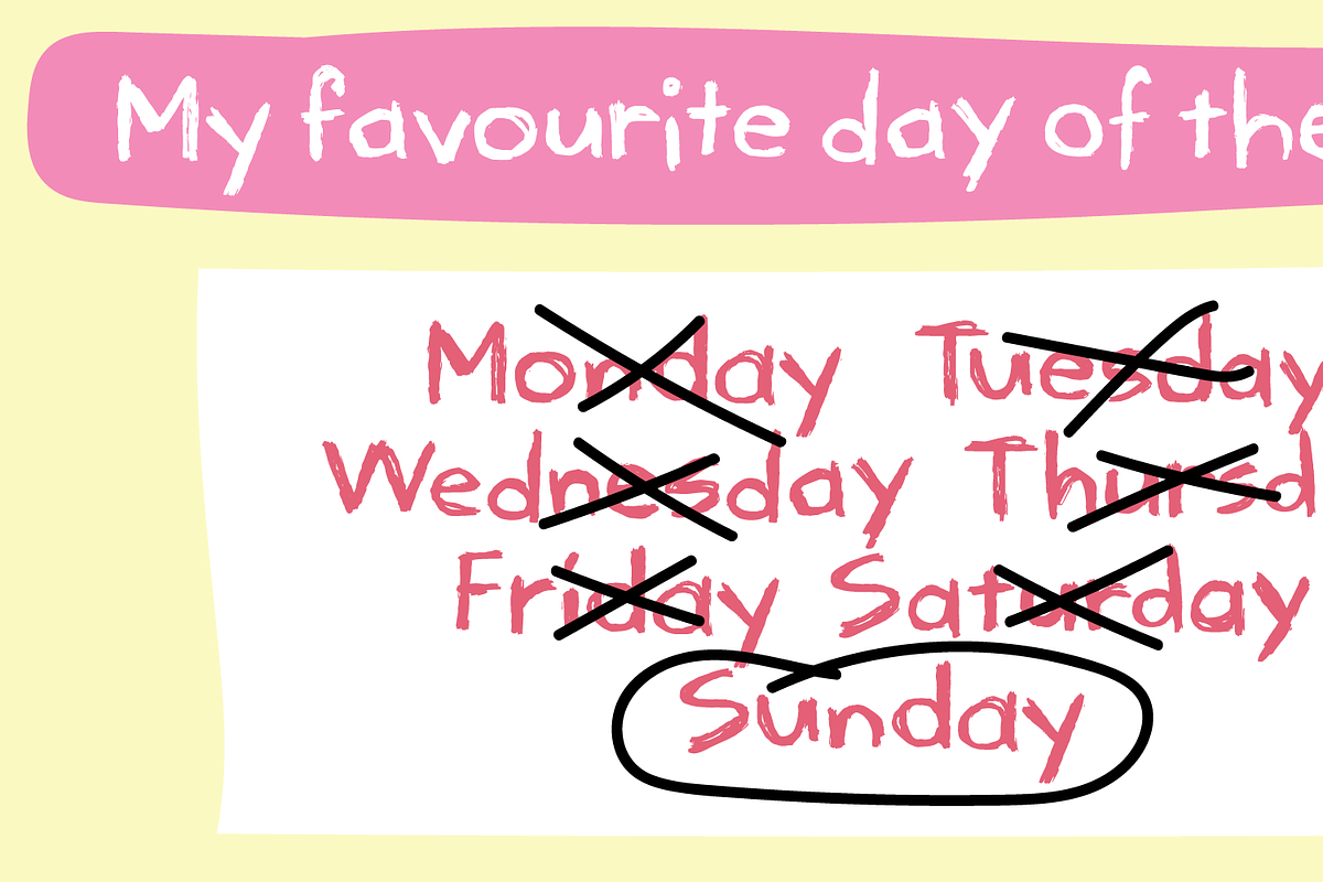 Teenage Parties font, a Handwritten Font by pizzadudedotdk (Photo 4 of 8)