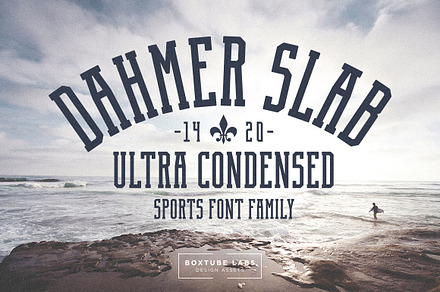 Dahmer Slab - Display Font, a Slab Serif Font by BoxTube Labs