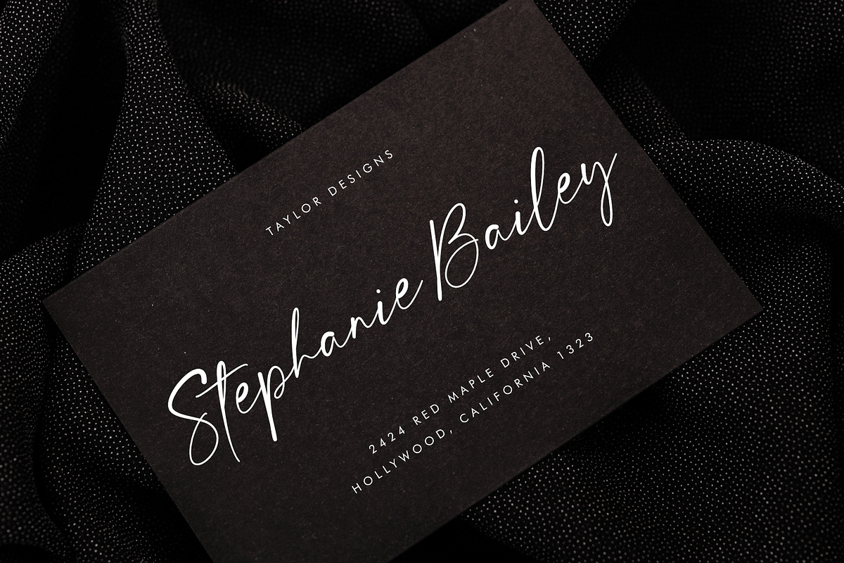Callisa Beauty - Business Brand Font, a Script Font by Jimtype Studio (Photo 6 of 9)